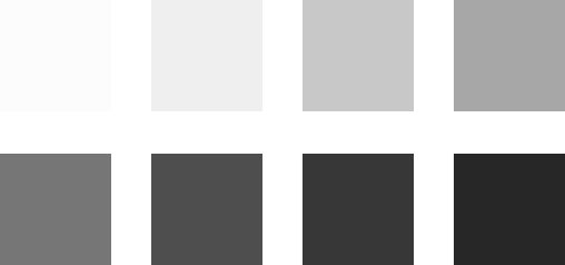 Colores grises web ui